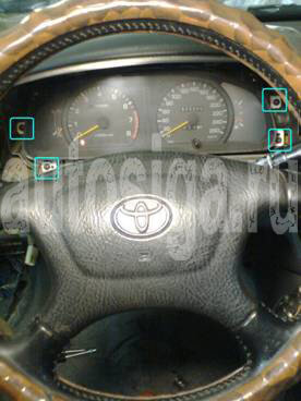 Установка Starline A91 на Toyota Camry 1995