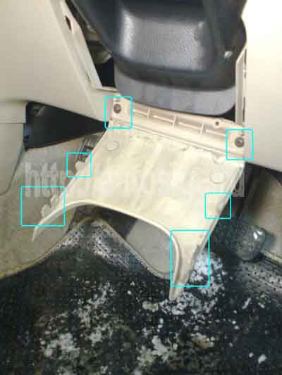 Карта установки Starline А91 на Toyota Spacio 2002 Карта установки Starline А91 на Toyota Spacio 2002