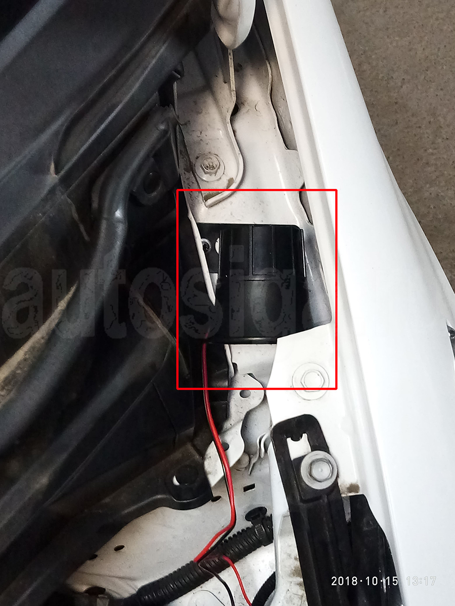 Установка сирены