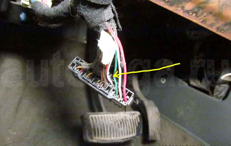 Провод концевика капота Подключение к датчику капота