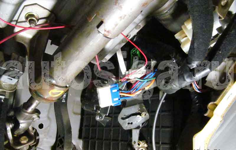 Замок зажигания Подключение на замке зажигания