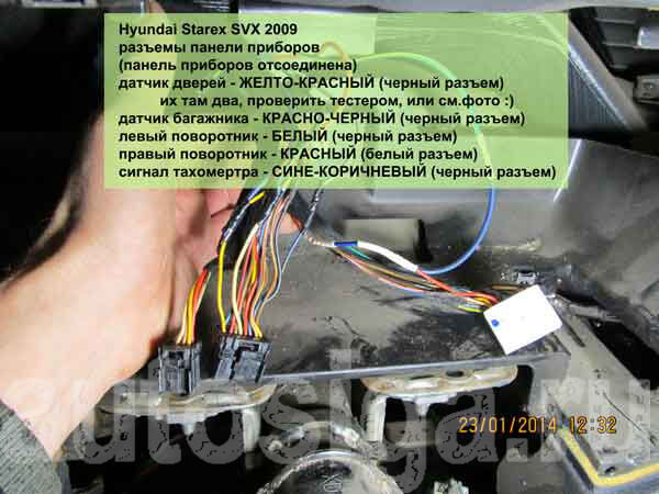 Установки автосигнализации на Hyundai Starex 2009