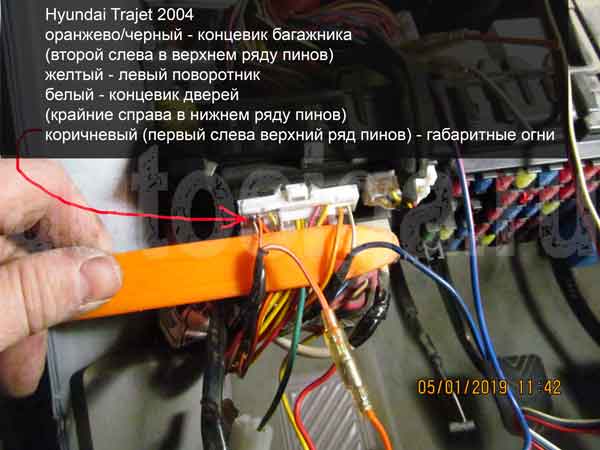 Установка автосигнализации на Trajet 2004
