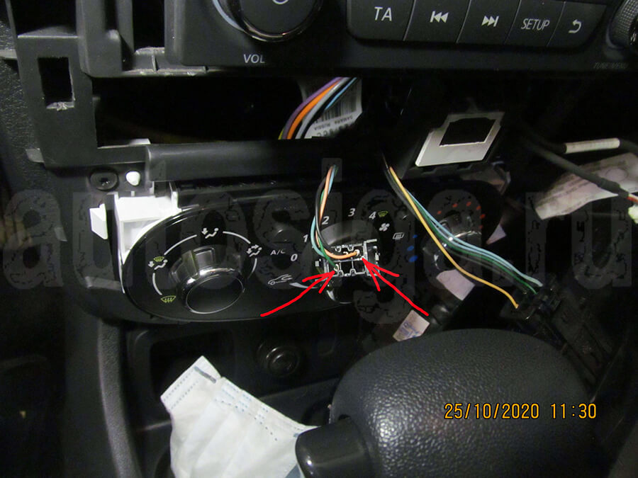 Nissan Terrano - цз Установка автосигнализации на Nissan Terrano - Управление центральным замком