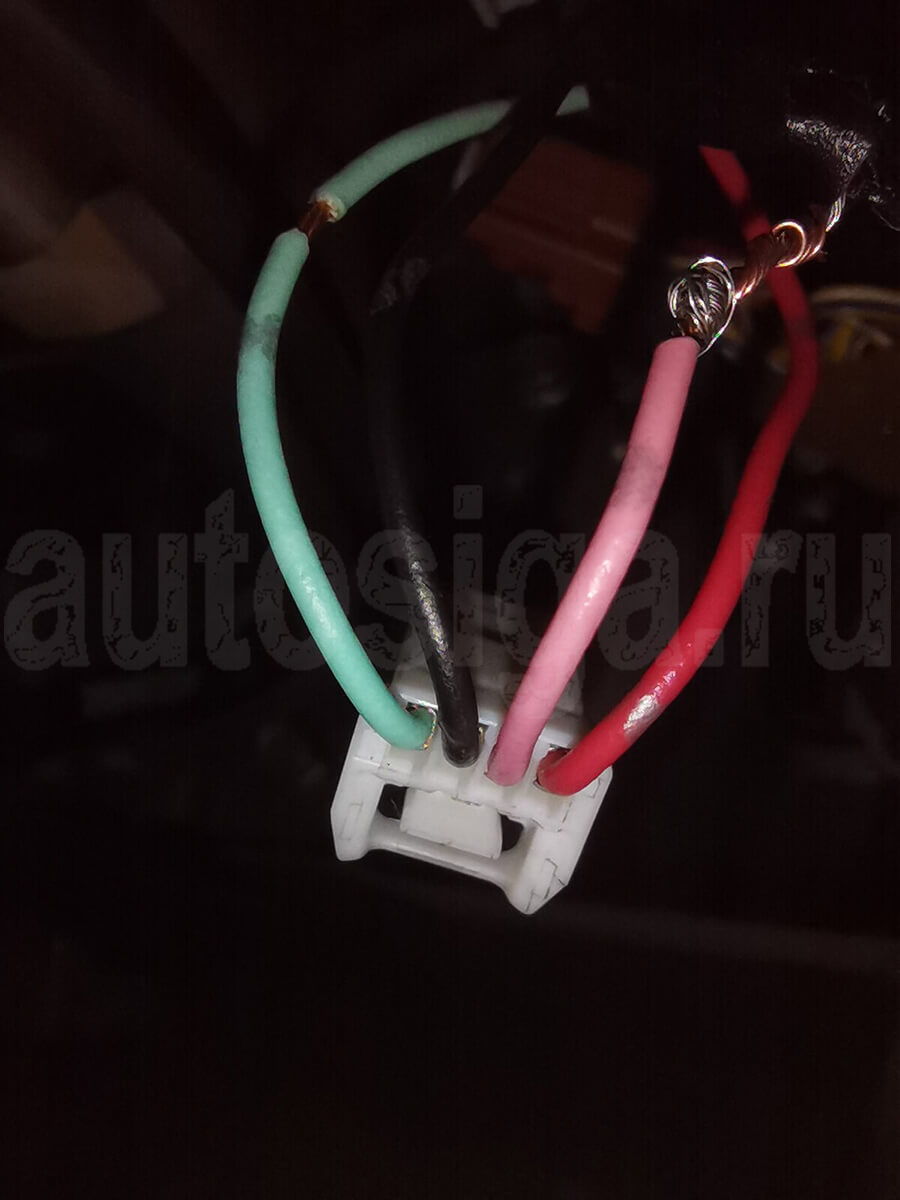 Подключения для обхода штатного иммо Nissan Tiida 2009