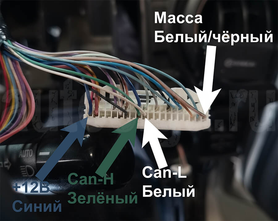 Разъём приборки Toyota Corolla Axio 2014