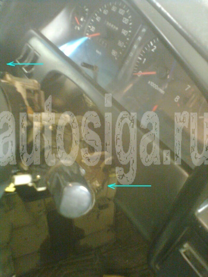 Установка сигнализации на Toyota Caldina 1996-1997