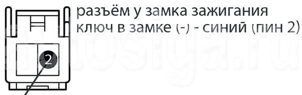 Автосигнализация Pandora DX50 на Camry XV40 - подключение к замку зажигания