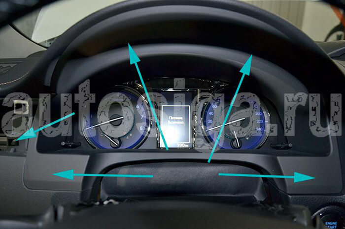 Установка сигнализации на Toyota Camry 2012-2016
