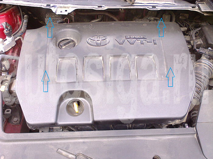 Установка сигнализации на Toyota Auris 2007-2011