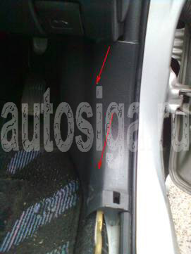 Установка автосигнализации на Toyota Fielder