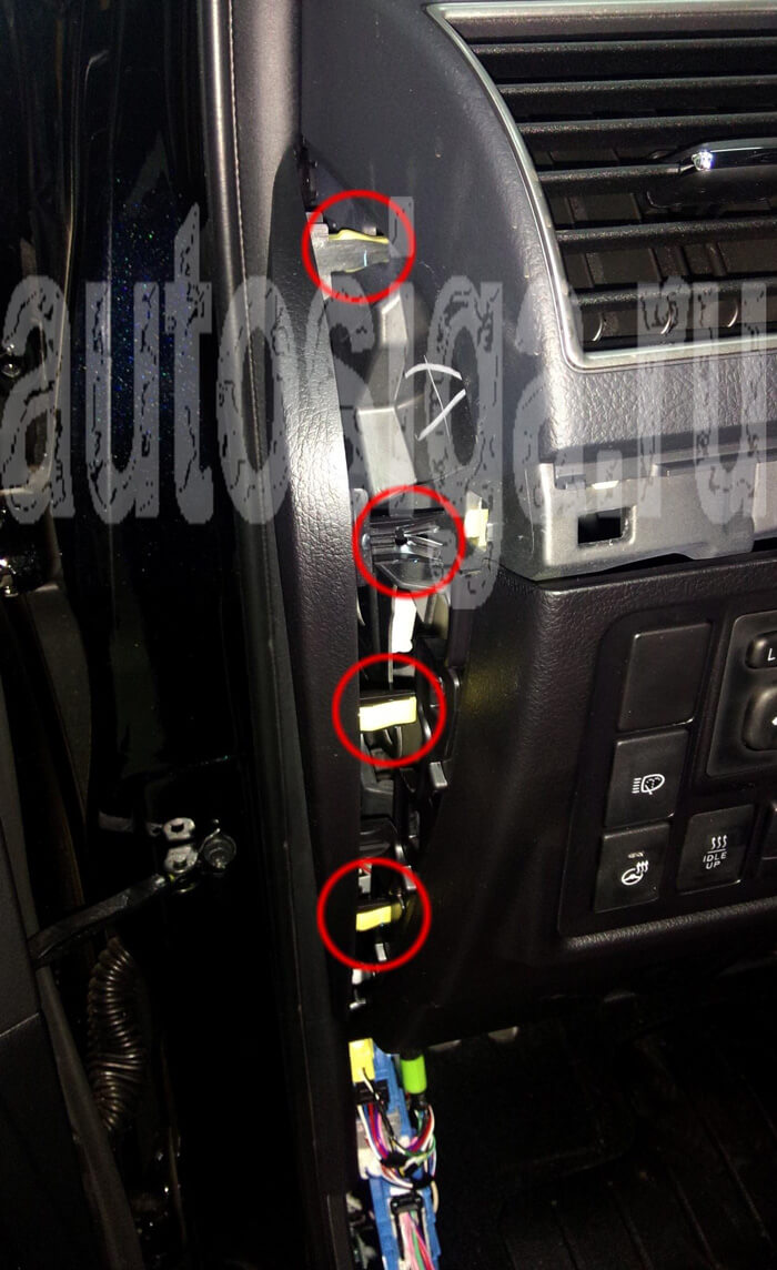 Установка сигнализации на Toyota Land Cruiser Prado 2016+