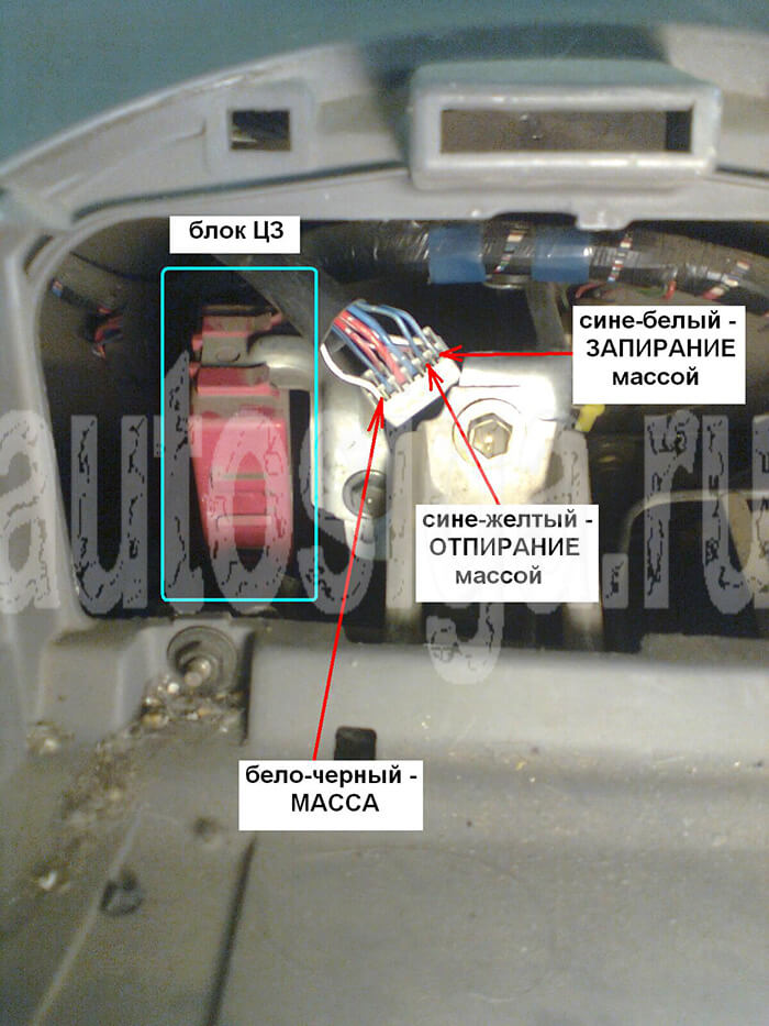 Установка сигнализации на Toyota Spacio 1997-1999