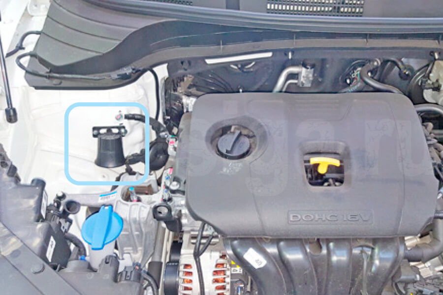 Kia Soul 2019-2023 Сирена Киа Соул 2019-2023 Установка сирены