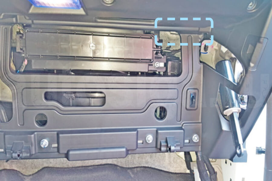 Kia Soul 2019-2023 Блок за бардачком Киа Соул 2019-2023 Крепление блока справа