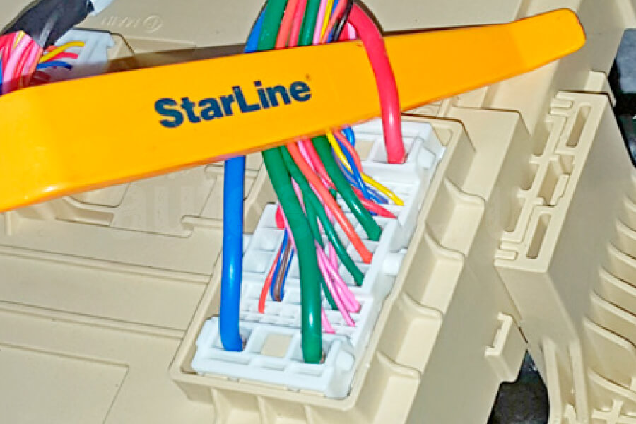 Kia Soul 2019-2023 Зажигание 1 Киа Соул 2019-2023 Подключение к Зажигание 1 на блоке предохранителей