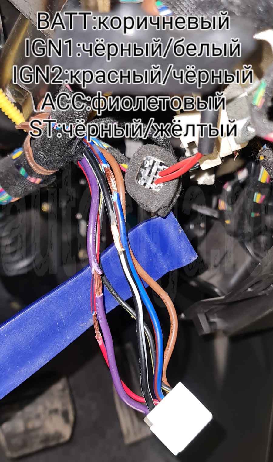 Лифан Х60: силовые цепи Подключение силовых цепей для автозапуска на Lifan X60