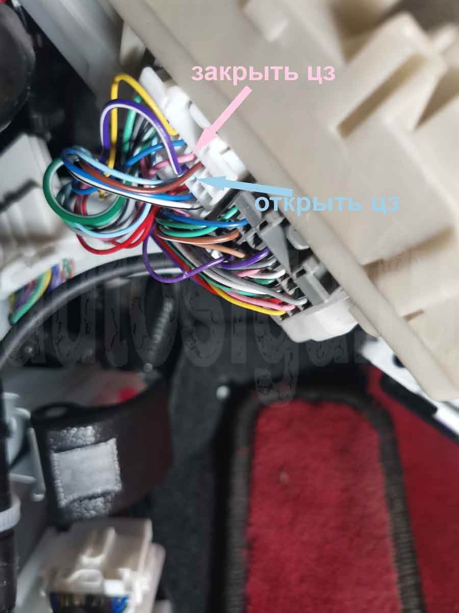 Подключение к центральному замку на Mitsubishi Montero Sport 2023