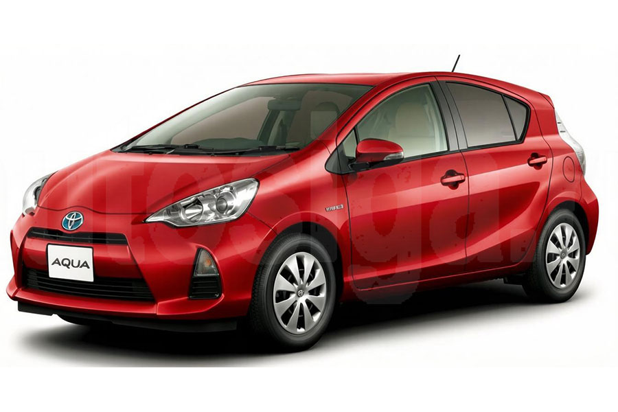 Toyota Aqua Hybrid PTS 2018: карта установки автосигнализации Toyota Aqua Hybrid PTS 2018, правый руль: установка автосигнализации