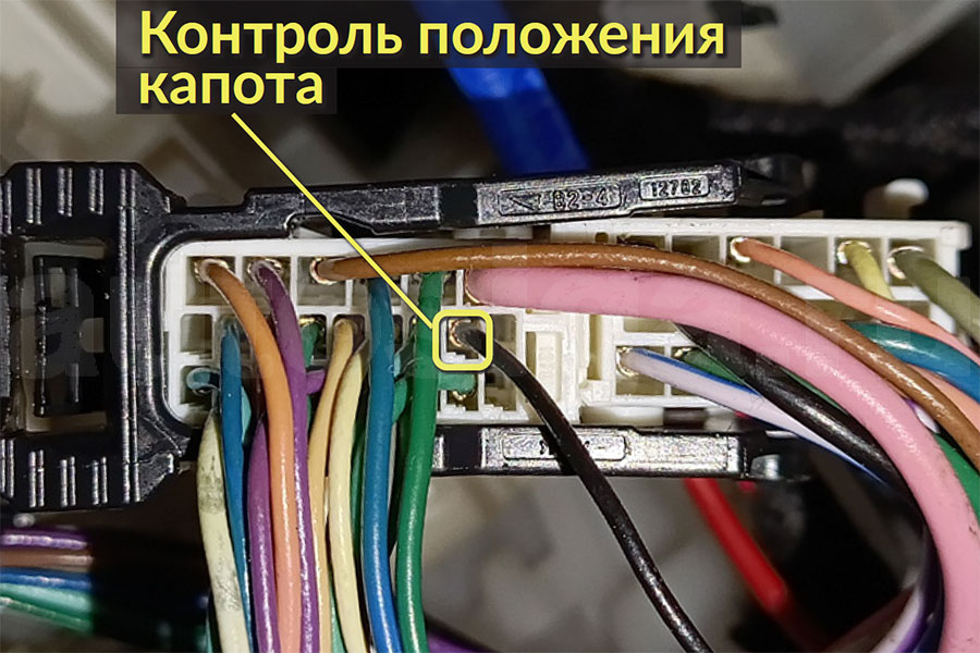 Toyota Raize 2021: подключение концевика капота по аналогу на BCM